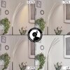 UTTORP Floor Lamp LED matt nickel, 3-light sources