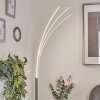 UTTORP Floor Lamp LED matt nickel, 3-light sources