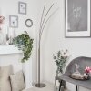 UTTORP Floor Lamp LED matt nickel, 3-light sources