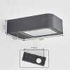 Faren outdoor wall light, Up & Down Light, wall light LED anthracite, 1-light source