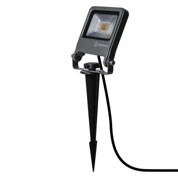 LEDVANCE ENDURA® garden spotlight grey, 1-light source