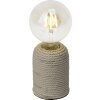 Brilliant lights Cardu table lamp brown, 1-light source
