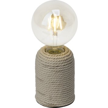 Brilliant lights Cardu table lamp brown, 1-light source