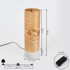 REBOREDA Table lamp grey, 1-light source