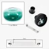 Boza vintage ceiling light with green gradient glass shade, E27, Ø28 cm