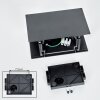 Hoods LED outdoor wall light with up and down beam, IP44 for patio and front door