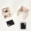 Badajoz cube wall light, modern up and down outdoor wall lamp with G9 socket