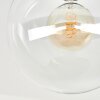 Vintage globe light Gastor with clear glass shade, ø 25 cm and canopy