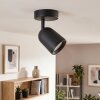 Lemak LED ceiling spotlight with adjustable light head, GU10, modern design