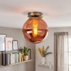 Gastor globe ceiling light E27, retro vintage style for living room and hallway