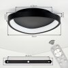 Rimon round LED ceiling light with remote control Ø 36 cm, 2700-6500 Kelvin