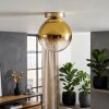 Gastor globe ceiling light, round retro ceiling lamp for living room and hallway