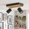 Velani LED ceiling spotlight with 2 rotating GU10 spots, modern Scandinavian