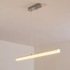 Flaut Pendant Light LED chrome, 1-light source, Remote control, Colour changer