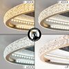 Calista round LED ceiling light ø 29.5 cm, flat modern flush-mount light