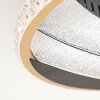 Calista round LED ceiling light ø 29.5 cm, flat modern flush-mount light