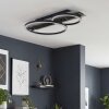 Kordex LED living room ceiling light with double ring design, modern flat fixture