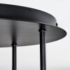 Gastor 4-light globe ceiling light with staggered pendant-style shades