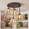 Chehalis 4-light globe ceiling light, semi-flush mount for dining room
