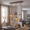 Koyoto dining room pendant light with globe shades, 6-bulb E27 for living room
