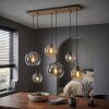Koyoto 6-light pendant light for dining table with globe shades