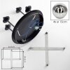 Chehalis 4-Light Ceiling Light Ø 41 cm, G9 Globe Design for Living Room