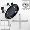 Chehalis 4-Light Globe Ceiling Light, Round Flush Ceiling Lamp Ø 35 cm, G9