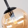 Chehalis retro ceiling light, 4-light globe shade fixture for living room