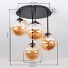 Chehalis globe ceiling light, 4-light with G9 socket, retro vintage