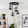 Chehalis 4-light globe ceiling light, G9 retro vintage fixture for dining room