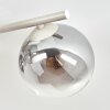 Gastor 4-light globe ceiling light, E14, modern retro ceiling fixture for living room