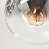 Gastor 4-light globe ceiling light, E14, modern retro ceiling fixture for living room