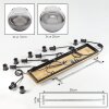Koyoto 6-light pendant light for dining table with globe shades, E27 sockets