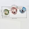 Koyoto 4-light globe ceiling light, modern retro vintage ceiling light