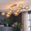 Gastor 10-light ceiling light with globe shades for living room and dining room