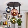 Chehalis 4-light semi-flush ceiling light with globe shades, G9, ø 38 cm