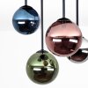 Chehalis 4-light semi-flush ceiling light with globe shades, G9, ø 38 cm