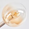 Gastor globe ceiling light, 10-light retro ceiling light for dining room and living room