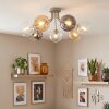 Koyoto globe ceiling light, 7-light retro ceiling lamp Ø 82 cm