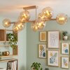 Koyoto 10-light globe ceiling light for living room and dining room, retro style
