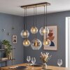 Koyoto 6-light globe pendant light for dining table, modern retro, E27