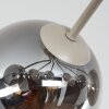 Gastor globe ceiling light, 7-light retro vintage lamp with E14 sockets