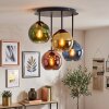 Koyoto 4-light cluster ceiling light, round globe shade design, Ø 25 cm