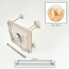 Retro Cluster Ceiling Light Gastor with 5 amber and clear glass shades