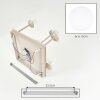 Gastor globe ceiling light, 5-light ceiling lamp for living room and dining room
