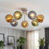 Koyoto globe ceiling light, 7-light retro ceiling light with E14 sockets, Ø 82 cm