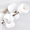 Koyoto 10-light ceiling light with globe shades, modern Scandinavian ceiling lamp