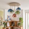 Koyoto 5-light globe ceiling light, round shade cluster Ø 45 cm, E14, modern