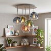 Koyoto 5-light globe ceiling light, round shade cluster Ø 45 cm, E14, modern