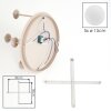 Modern Cluster Ceiling Light Chehalis with five white glass shades, ø 15 cm